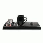 Electric ABS Tray with Straw, Sachet Holder & Inbuilt Socket for Kettle Heating — view 6
