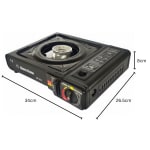 Portable Gas Stove Dual Function with Carry Case - Works in Can & Tank Cylinders — view 2