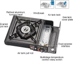 Portable Gas Stove Dual Function with Carry Case - Works in Can & Tank Cylinders — view 9