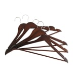 Natural Wooden Premium Walnut Brown Hanger — view 10