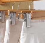 Wooden Regular Hanger with Clips — view 4