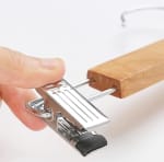 Wooden Regular Hanger with Clips — view 8