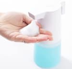 Plastic Automatic Rechargeable Soap Dispenser with Sensor (2 in 1 Battery + Cable) - 300ml — view 3