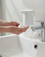 Plastic Automatic Rechargeable Soap Dispenser with Sensor (2 in 1 Battery + Cable) - 300ml — view 4