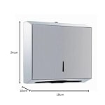 SS Wall Mountable Rectangle Tissue Holder — view 2