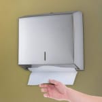 SS Wall Mountable Rectangle Tissue Holder — view 3