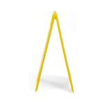 Virgin Plastic Yellow Sign Board with Double Sided Text - "Cleaning in Progress" — view 5
