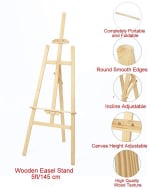 Wooden Triangle Writing/Painting Board — view 4