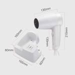 Electric Wall Mountable Hair Dryer 1200W - White — view 2