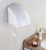 Electric Automatic Hand Dryer with Hot Air Blower 1200W - White — view 8
