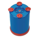 Plastic Portable Round Shaped Glass Washer — view 5