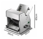 Electric Full SS Bread Slicer - 31 Blades 12mm Slice — view 2