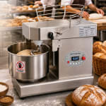 Electric Full SS Spiral Mixer with Digital Controller & Auto Stop Sensor — view 2