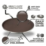Anti Skid Tray with SS Border - Heavy| Round | 14" — view 4