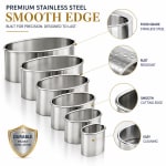 SS Heavy Cookie Cutter Oval without Teeth 8pp — view 3