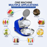 Electric Fibre Body Triple Blade Ice Crusher — view 4
