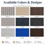 Table Mat Dark Colour- Mix - (Quantity - 6pcs) — view 8