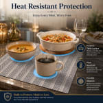 Table Mat Dark Colour- Mix - (Quantity - 6pcs) — view 9