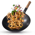 Wooden Handle Iron Wok — view 3