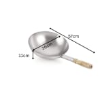 Wooden Handle MS Wok — view 2