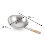 Wooden Handle MS Wok — view 2