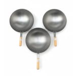 Wooden Handle MS Wok — view 6