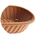 Lite Oval Shaped Polyrattan Basket - Big — view 6