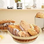 Lite Round Shaped Polyrattan Basket - Small — view 3