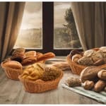 Heavy Boat Shaped Polyrattan Basket with Metal Wire - Big — view 7