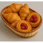 Heavy Oval Shaped Polyrattan Basket with Metal Wire - 17x12x7.5cm — view 5