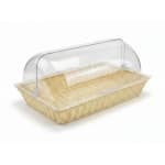 Heavy Rectangle Shaped Polyrattan Basket with PC Roll Top Lid (1/1 Full Size) & Metal Wire - 53x32x8cm — view 8
