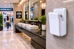 Electric Wall Mountable Hand Dryer 1900W - White | Tall Standing Model — view 6