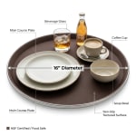 Anti Skid Tray with SS Border - Heavy | Round | 16" — view 7