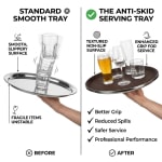 Anti Skid Tray with SS Border - Heavy| Round | 16" — view 6
