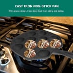 Cast Iron Pan with for Appe/Mini Idli — view 6
