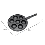 Cast Iron Pan with for Appe/Mini Idli — view 2