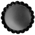 Teflon Pizza Pan Plate with Curvy Edges and Removable Bottom — view 1