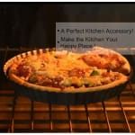 Teflon Pizza Pan Plate with Curvy Edges and Removable Bottom — view 4