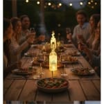 VAMA Premium Devorative Glass Bottel with Glow Lights — view 5