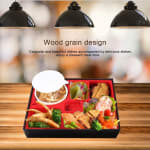 ABS Food Grade Bento/Thali/Meal Box 6 Compartments — view 3