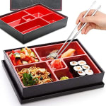 ABS Food Grade Bento/Thali/Meal Box 6 Compartments — view 3