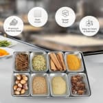 SS Condiment/Spice/Masala Box with Lid — view 7