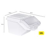 Plastic Ingredient Bin with PC Grain Scoop — view 2
