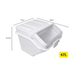 Plastic Ingredient Bin with PC Grain Scoop — view 2