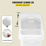 Plastic Ingredient Bin with Wheels & PC Grain Scoop — view 5
