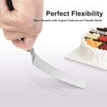 Plastic Black Handle Bend Palette Knife — view 4