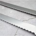 Plastic Black Handle Bread Knife with Big Teeth — view 5