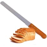 Wooden Handle Bread Knife with Small Teeth — view 3