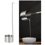 SS Cylindrical Shaped Flat Bottom Oil/Milk Laddle — view 7