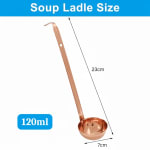SS Soup Laddle with Mirror Finish - 120ml — view 2